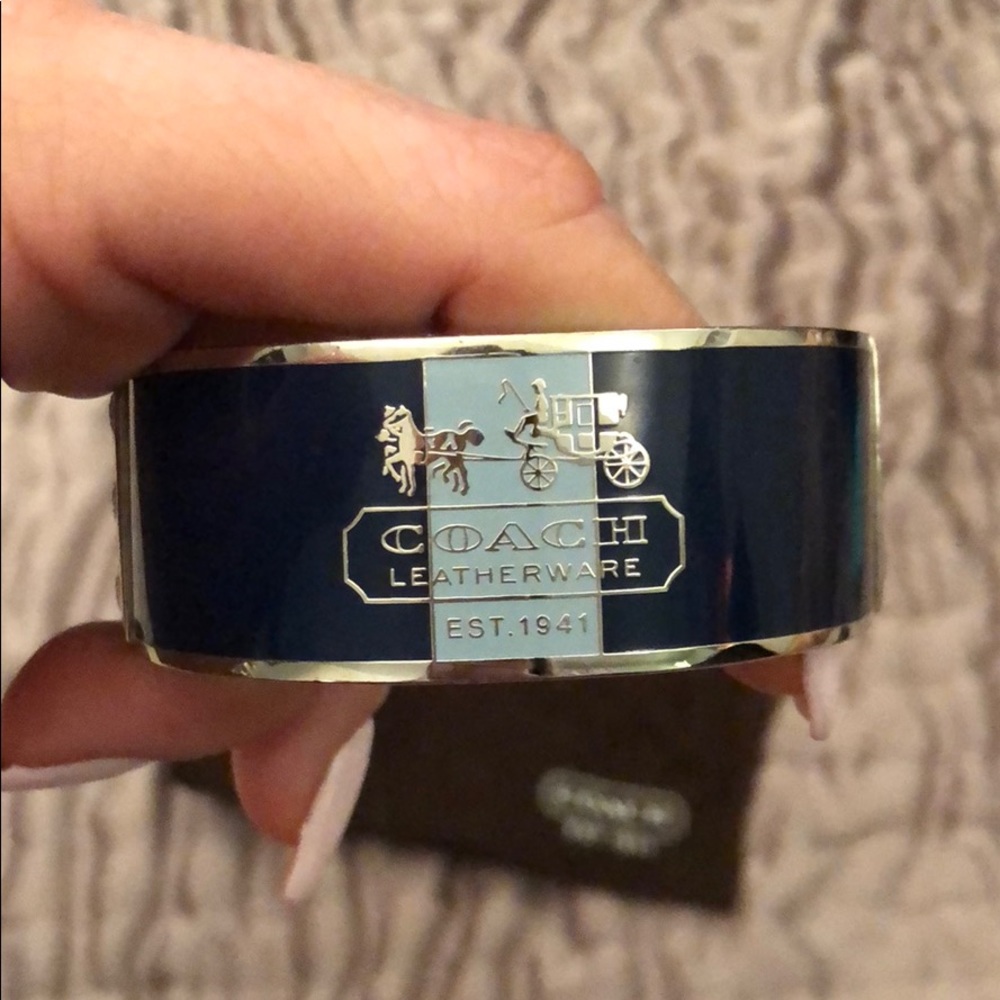 Authentic blue coach bracelet